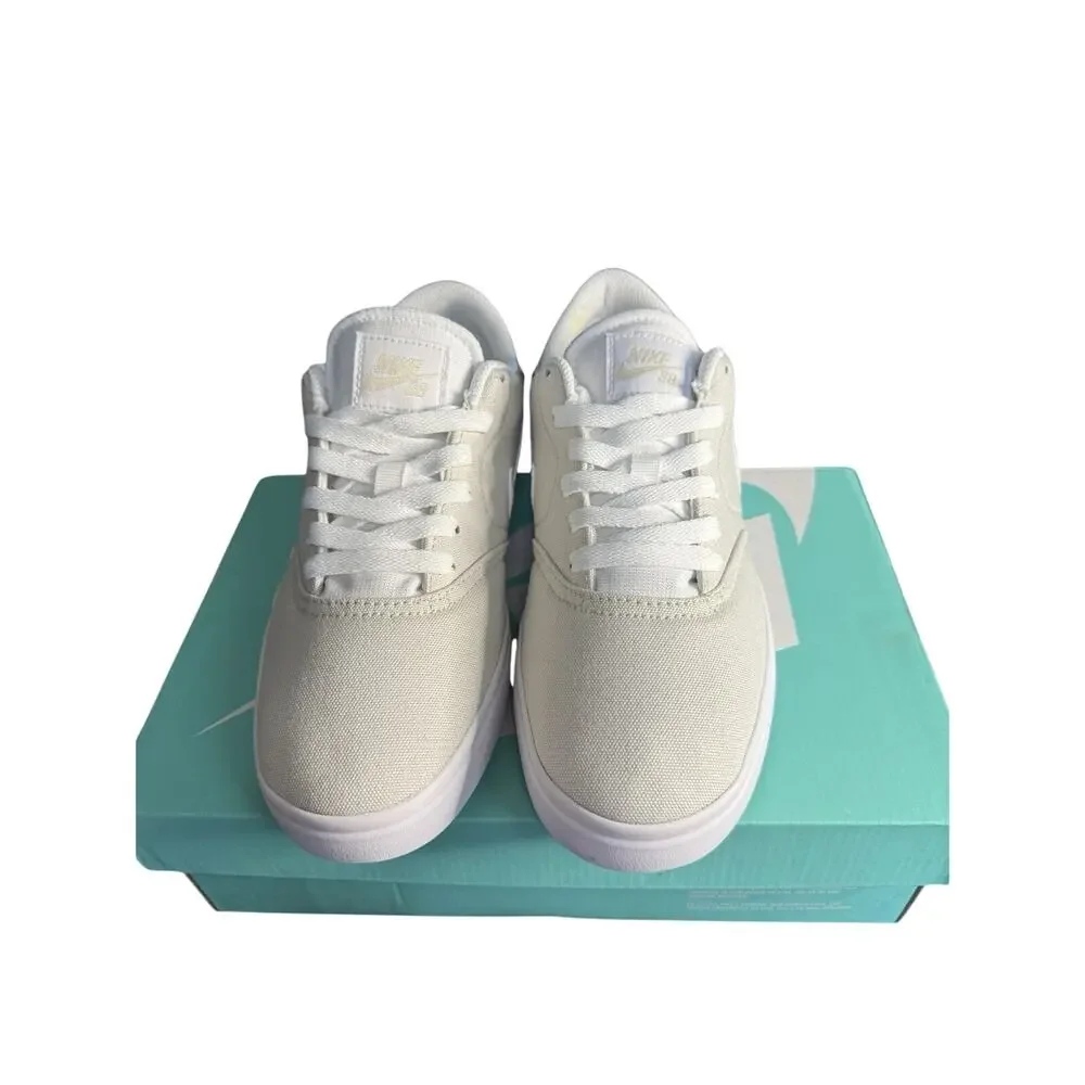 Nike SB Check youth 6.5 Cnvs White Light Bone Sneaker Casual school shoe unisex